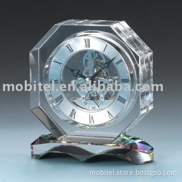 Crystal desktop Clock (M-5027)
